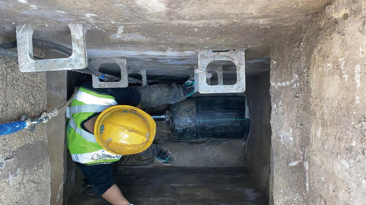 通河HDPE短管内衬法